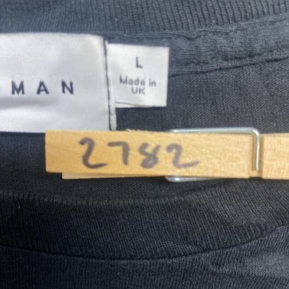 Hidden identity Cherchez La Femme Tee Thrifted Vintage Style Size L - Picture 9 of 9